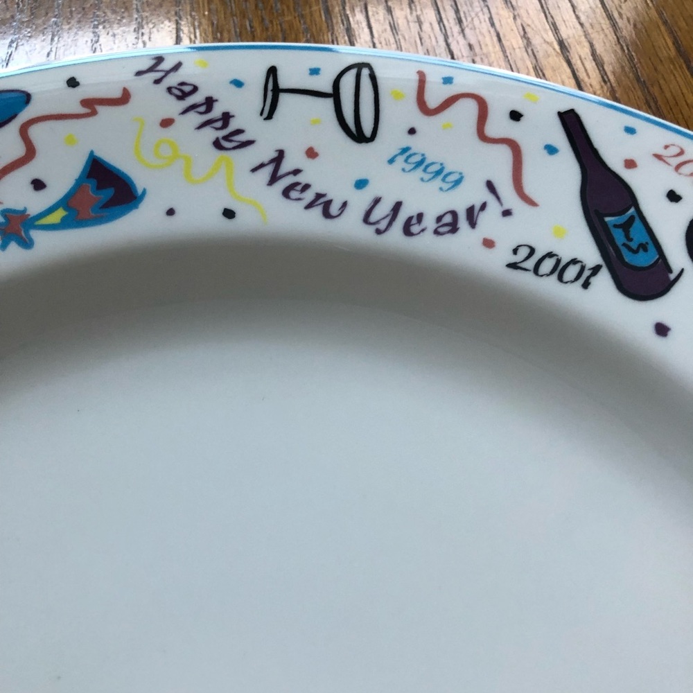 Syracuse China Happy New Year 12” plate 1999,2000 & 2001 - Picture 2 of 10
